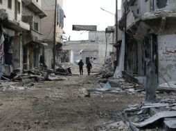 Apoyados por aviones y carros de combate turcos, insurgentes sirios lanzaron una ofensiva en la periferia de Al Bab. AP / H. Ammar