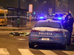 Luca Scatà, de 29 años, y Cristian Movio, de 36 años, pararon al sospechoso para pedirle sus papeles. AFP / D. Bennati