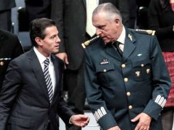 Salvador Cienfuegos replica el mensaje de buenos deseos del Presidente de México. SUN / ARCHIVO