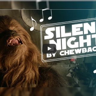 Chewbacca se pone a tono y canta 'Noche de Paz'