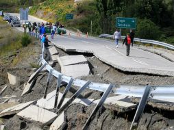 Los daños se concentraron en caminos secundarios de la Isla Grande de Chiloé y en la Carretera Panamericana. EFE / A. Vidal