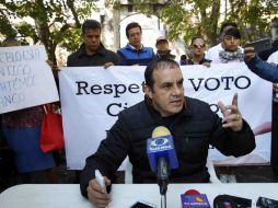 Blanco reitera su compromiso con ''la seguridad y la justicia a los ciudadanos de Cuernavaca''. SUN / ARCHIVO