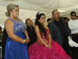 La misa de Rubí se celebró en el predio localizado a un costado de su propiedad en la comunidad de La Joya. NTX / J. Torres