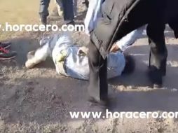 Publicaron un video en Youtube donde se ve a Félix Peña herido sobre suelo. YOUTUBE / Hora Cero