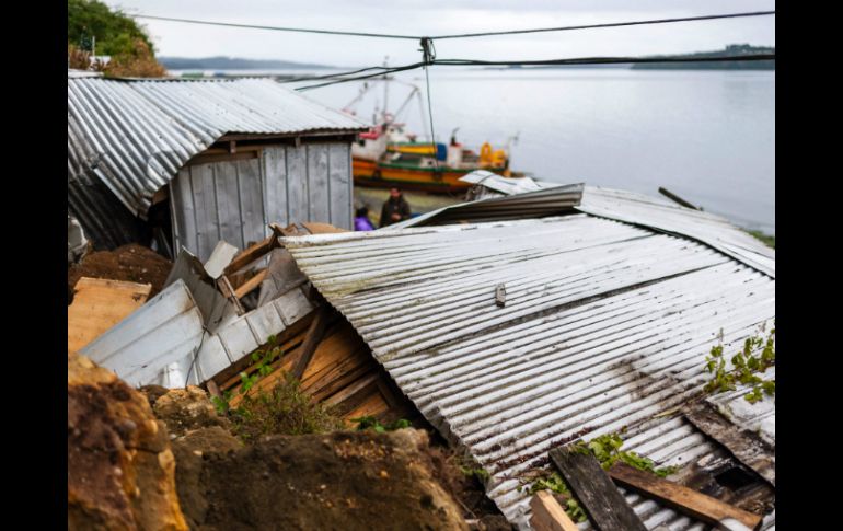 El fenómeno telúrico generó una alerta de tsunami que obligó a la evacuación de unas 20 mil personas. AFP / P. Avila