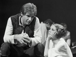 Harrison Ford compartió con Carrie Fisher las primeras historias de la saga 'La guerra de las galaxias'. AP / ARCHIVO