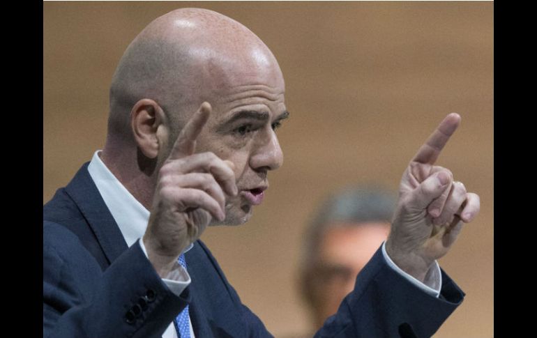 Infantino afirmó que la FIFA o la UEFA tomarían medidas, dependiendo de quién tenga jurisdicción. AFP / STRINGER