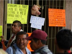 Los inconformes aseguran que Pérez fue apoyado por su familiar Sofía Castro Ríos, secretaria de Asuntos Indígenas. SUN / E. Hernández