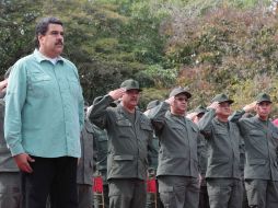 Maduro, destacó el 2016 al crear los grupos de fuerzas especiales y tropas de acción rápida, lo que aumentó la capacidad de combate. EFE / ESPECIAL