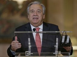 Entre otros temas, Antonio Guterres comentó sobre el conflicto en Siria, al que se refirió como un 'cáncer de escala mundial'. EFE / ARCHIVO