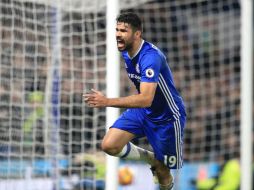 Diego Costa celebra su anotación al minuto 85. AP / A. Davy