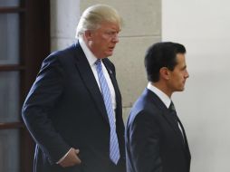 Peña Nieto aclaró que el diálogo de México con la administración Trump será ''de gobierno a gobierno''. AP / ARCHIVO