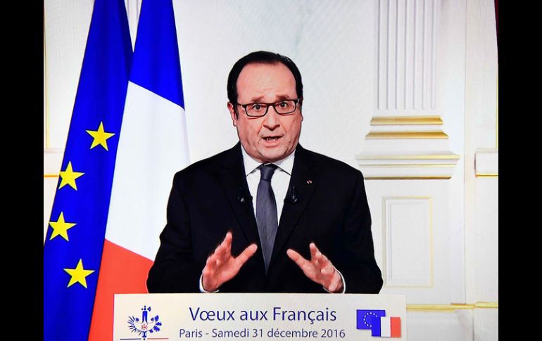 El presidente hizo un balance de sus cinco años de gobierno y dijo que su 'prioridad' fue 'recuperar la economía'. AFP / O. Morin