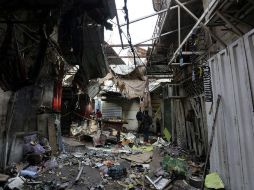 Los integrantes de esta familia son las primeras víctimas mortales en Mosul en el año. EFE / A. Abbas