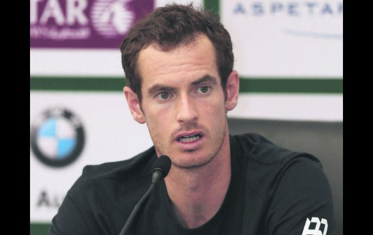Andy Murray. El británico habló ayer en conferencia de prensa previo al torneo de Doha. AFP / K. Bjaafar