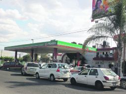 Pemex afirma que la distribución de gasolina es normal, pero en Guadalajara aún hay escasez. EL INFORMADOR / M. Vargas