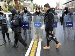 El agresor aprovechó la confusión para escapar, y de inmediato se desplegó un operativo de seguridad. EFE / T. Bozoglu