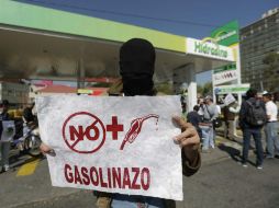 En todo el país hay protestas por el incremento a los precios de las gasolinas y diésel. SUN / I. Stephens