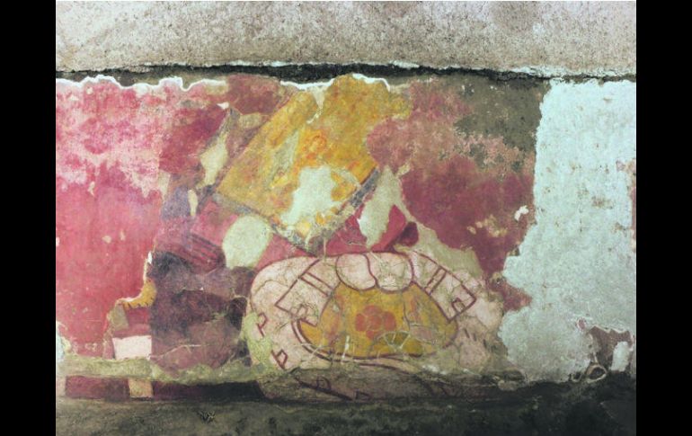 El registro completo de los murales existentes en la ciudad antigua de Teotihuacán cuenta con vestigios de pintura in situ. ESPECIAL / CORTESÍA INAH