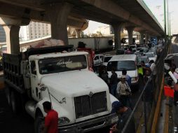 En la Ciudad de México, reportan cierres en el kilómetro 25-300 carretera libre México-Cuernavaca. SUN / A. Martínez