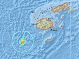 El Servicio Geológico de Estados Unidos dijo que el sismo se registró a una profundidad de 10 kilómetros. ESPECIAL / USGS