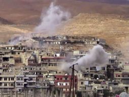 La ofensiva contra Uadi Barada comenzó hace 16 días y ha continuado a pesar de la tregua que entró en vigor el pasado viernes. AP /