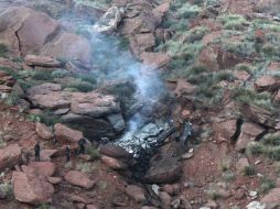 La aeronave se estrelló en una zona controlada por las fuerzas gubernamentales. AP / ARCHIVO