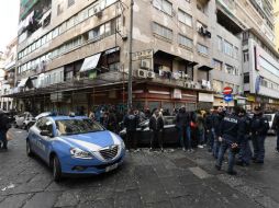 El suceso causó pánico en la zona y una protesta de los comerciantes africanos que fue rápidamente controlada. EFE / C. Fusco