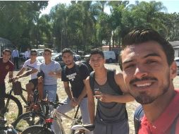 Los jugadores usaron la etiqueta 'JuntosXMéxico' en su mensaje. TWITTER / @AZaldivar_