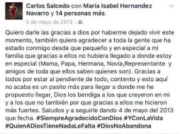 La familia afirma que hasta hace dos años apoyó económicamente al jugador. FACEBOOK /