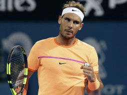 El tenista Rafael Nadal, fue informado sobre la más reciente acusación luego de ganar un encuentro en el Internacional de Brisbane. AP / T. Pickard