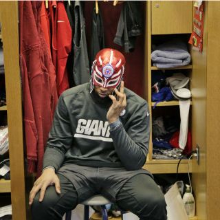 Odell Beckham Jr. luce máscara de Cruz Azul