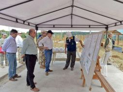 El presidente colombiano reconoció que ha tenido 'retrasos'  y 'problemas' en la operación logística de la adecuación de sitios. AFP / J. D. Tena