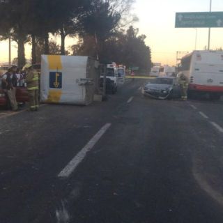 Choque múltiple en carretera a Chapala deja seis lesionados