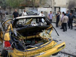 La explosión causó numerosos daños materiales en el lugar. AP / ARCHIVO