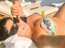 La actriz Alejandra Ávalos recibió varios piropos luego de compartir unas fotografías en bikini. TWITTER / @AvalosAle