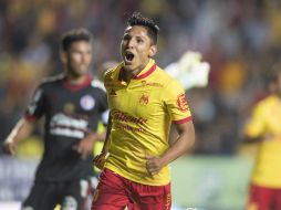 Raúl Ruidíaz celebra el gol que selló la victoria. MEXSPORT / O. Martínez