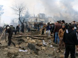 Entre los heridos hay al menos dos niños y siete mujeres. AP / S. Alnajdi