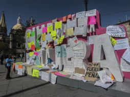 Los manifestantes señalan que ya están cansados de los abusos del Gobierno de Peña Nieto. EL INFORMADOR / F. Atilano