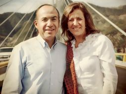 Calderón fue presidente de México del 2006 al 2012; su esposa busca ser candidata presidencial del PAN. SUN / @Mzavalagc