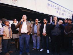 El edil menciona que las obras durarán 120 días y se instalarán mesas de trabajo para atender a comerciantes y locatarios. ESPECIAL / Ayuntamiento de Guadalajara