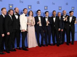 El musical 'La La Land' hizo historia al convertirse en la película con el mayor número de premios obtenidos. AFP / R. Beck