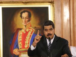 El mandatario venezolano pide a las autoridades actuar contra los planes de desestabilización de la oposición. EFE / Prensa Miraflores