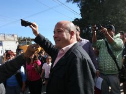 Enrique Alfaro recuerda que tener calles en buen estado es una de las principales demandas de la ciudadanía. EL INFORMADOR / G. Gallo