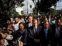 Borges prometió que el Parlamento mantendrá su agenda de calle, para visitar hospitales, fábricas y escuelas en todo el país. EFE / M. Gutiérrez