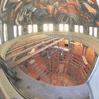 Inician intervención de los Murales de Orozco