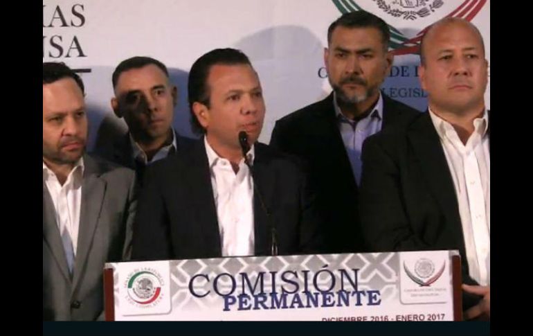 En conferencia de prensa desde la Ciudad de México, adelantan que la estrategia tendrá una ruta legislativa. FACEBOOK / Enrique Alfaro