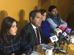 Sergio Otal Lobo, coordinador de la fracción, anuncia la iniciativa que presentarán al Ayuntamiento. TWITTER / @regidoresgdlpri