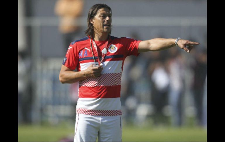 'Vamos a enfrentar a uno de los mejores equipos de la Liga', dice Almeyda acerca del Monterrey. TWITTER / @Chivas