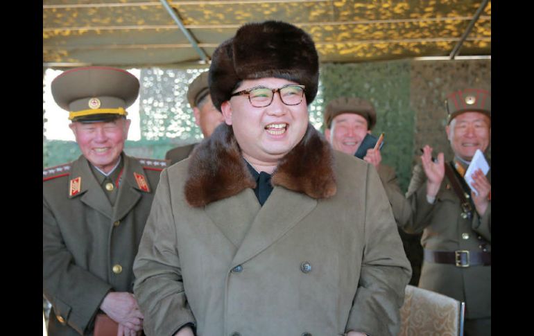 EU incluyó a Kim Jong-Un en su lista negra por primera vez en julio, al considerarle esponsable de una larga lista de graves. AFP / ARCHIVO